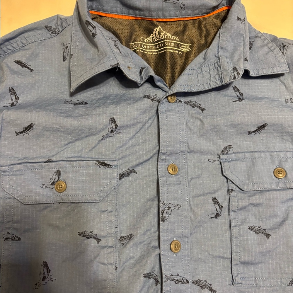 Croft & Bararrow Light Blue Quick-Dry long sleeve Shirt